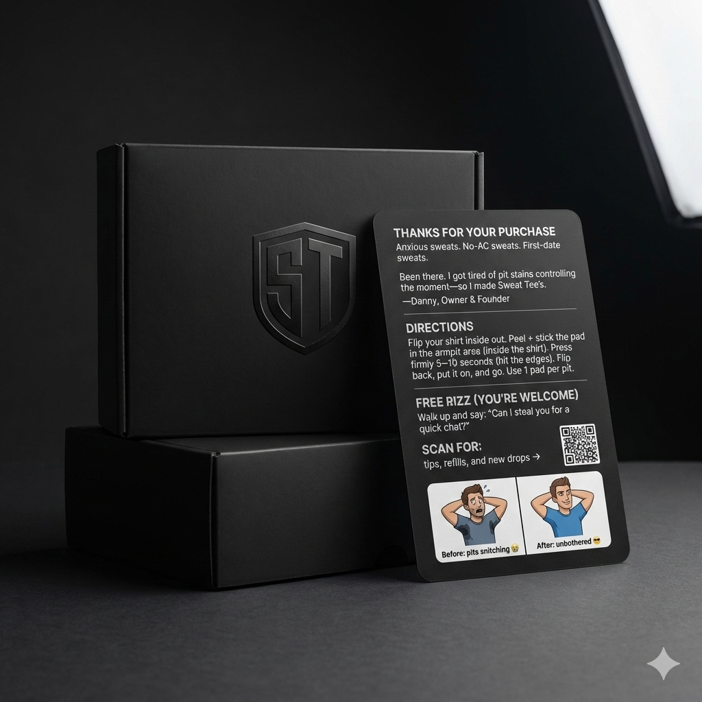 Sweat Tee's vault for custom card