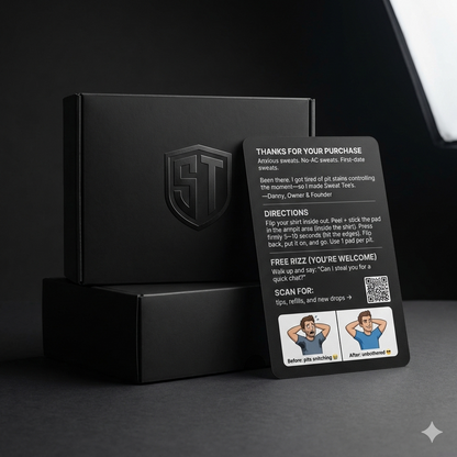 Sweat Tee's vault for custom card